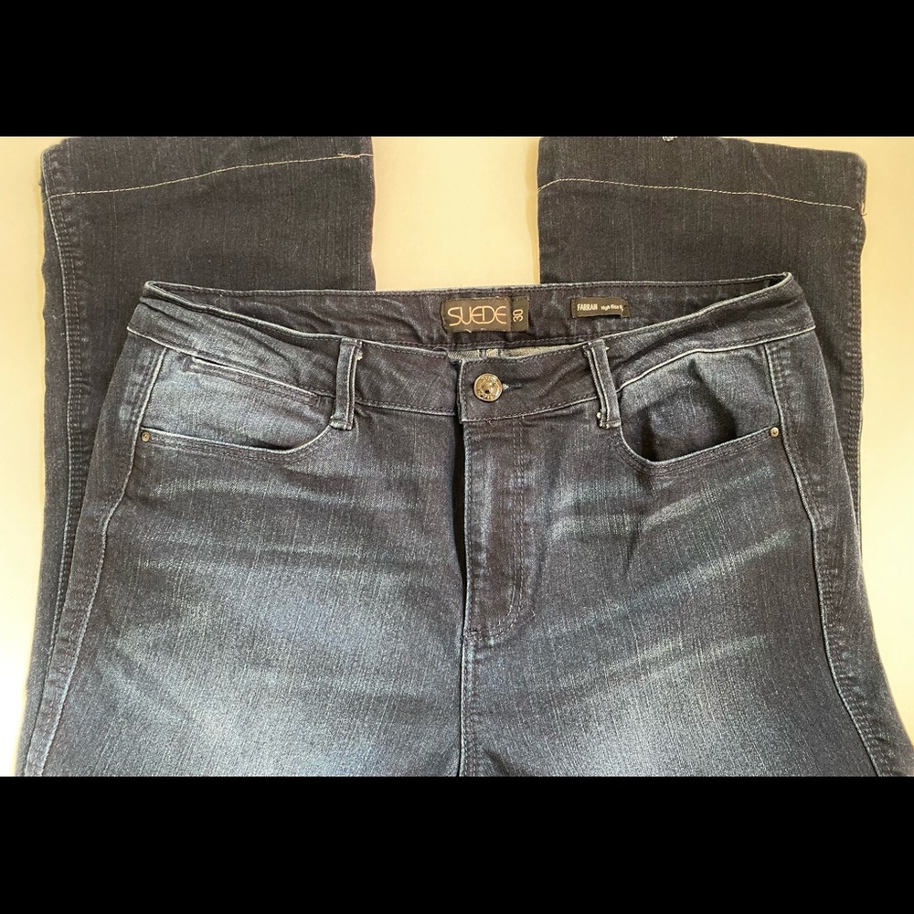 Suede Jeans